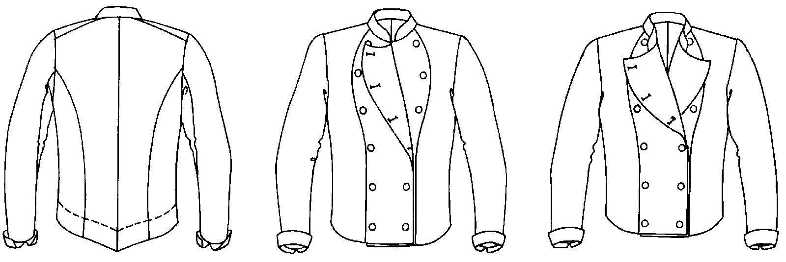 133 Belgian Military Chef's Jacket - PDF