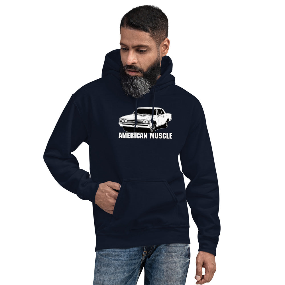 1967 Chevelle Hoodie, American Muscle Car Sweatshirt