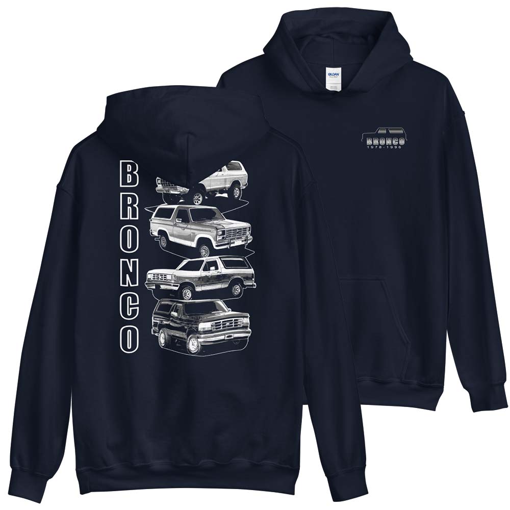 1978-1996 Bronco Hoodie Sweatshirt