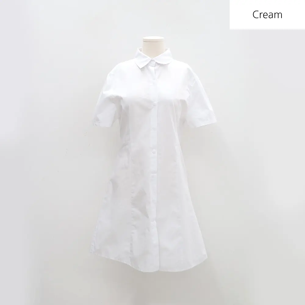 A-line Mini Shirt Dress BA11