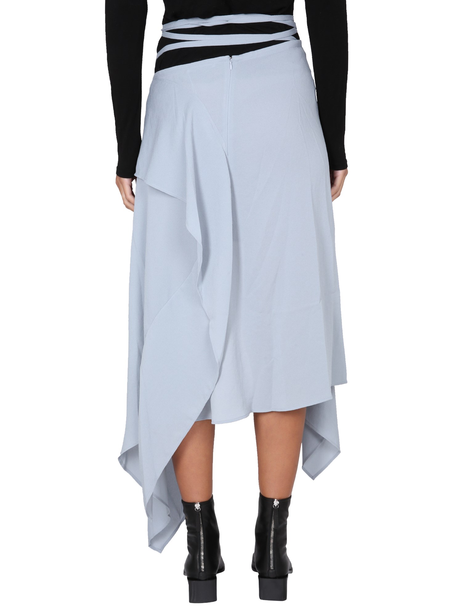 ACNE STUDIOS    ASYMMETRICAL MIDI SKIRT