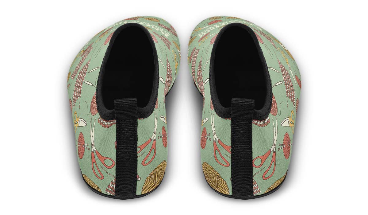 Adorable Unravelling Aqua Barefoot Shoes