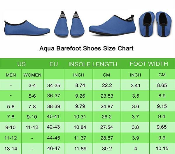 Airplane Diagram Aqua Barefoot Shoes