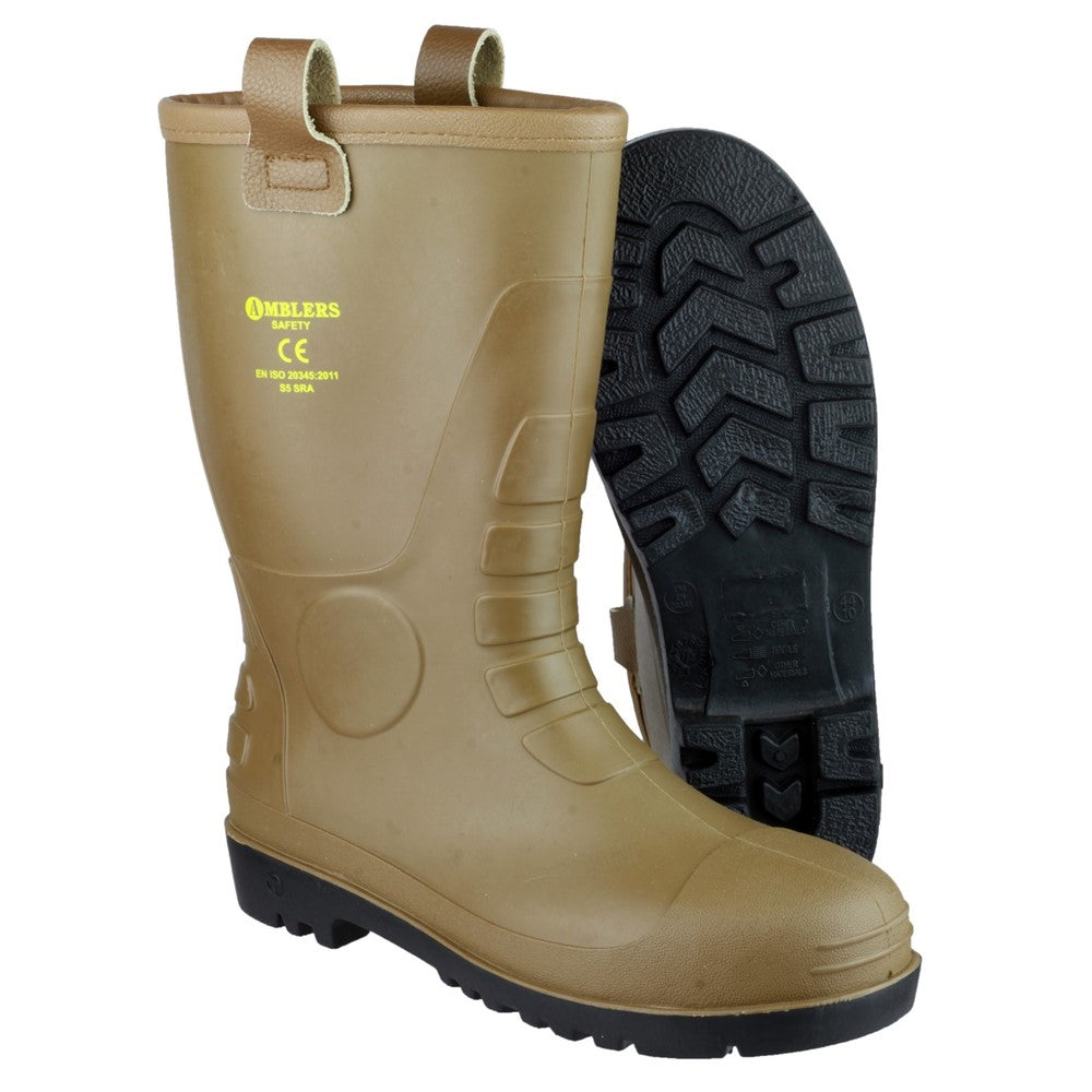 Amblers Safety FS95 Waterproof PVC Pull on Safety Rigger Boot