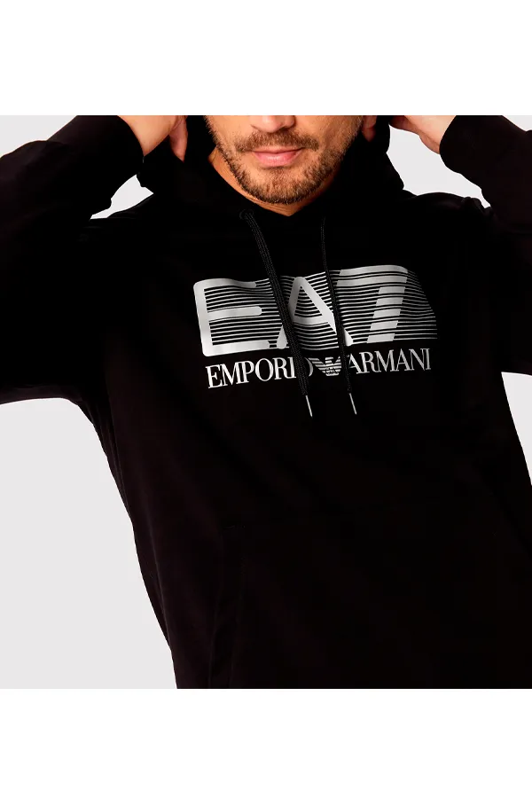 Armani EA7 Hoodie Graphic Black