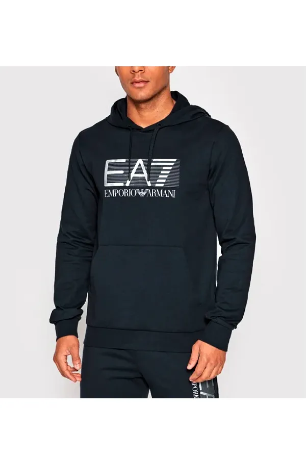 Armani EA7 Hoodie Graphic Marine