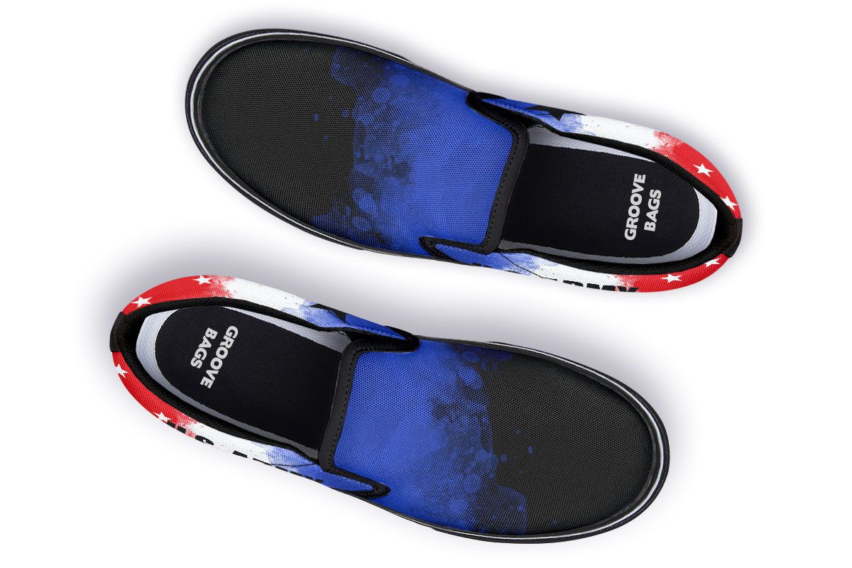 Army Flag Slip-On Shoes