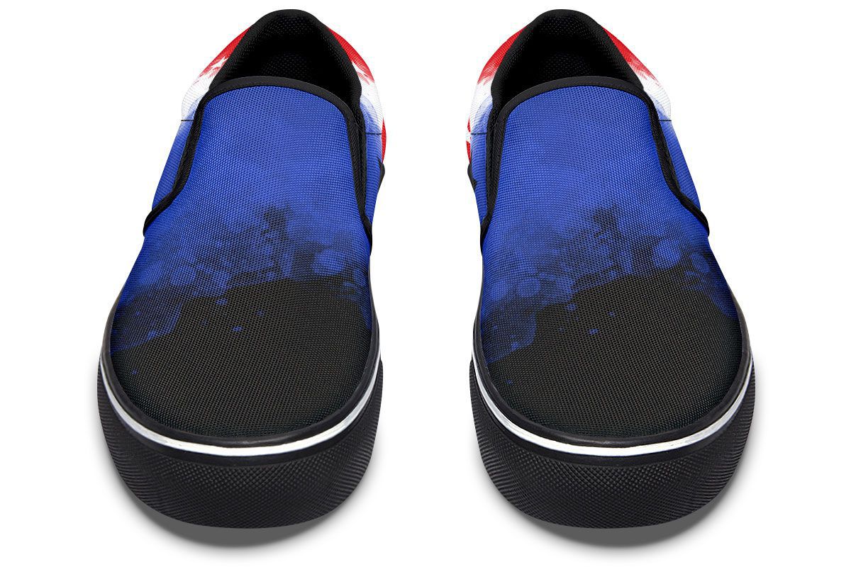 Army Flag Slip-On Shoes