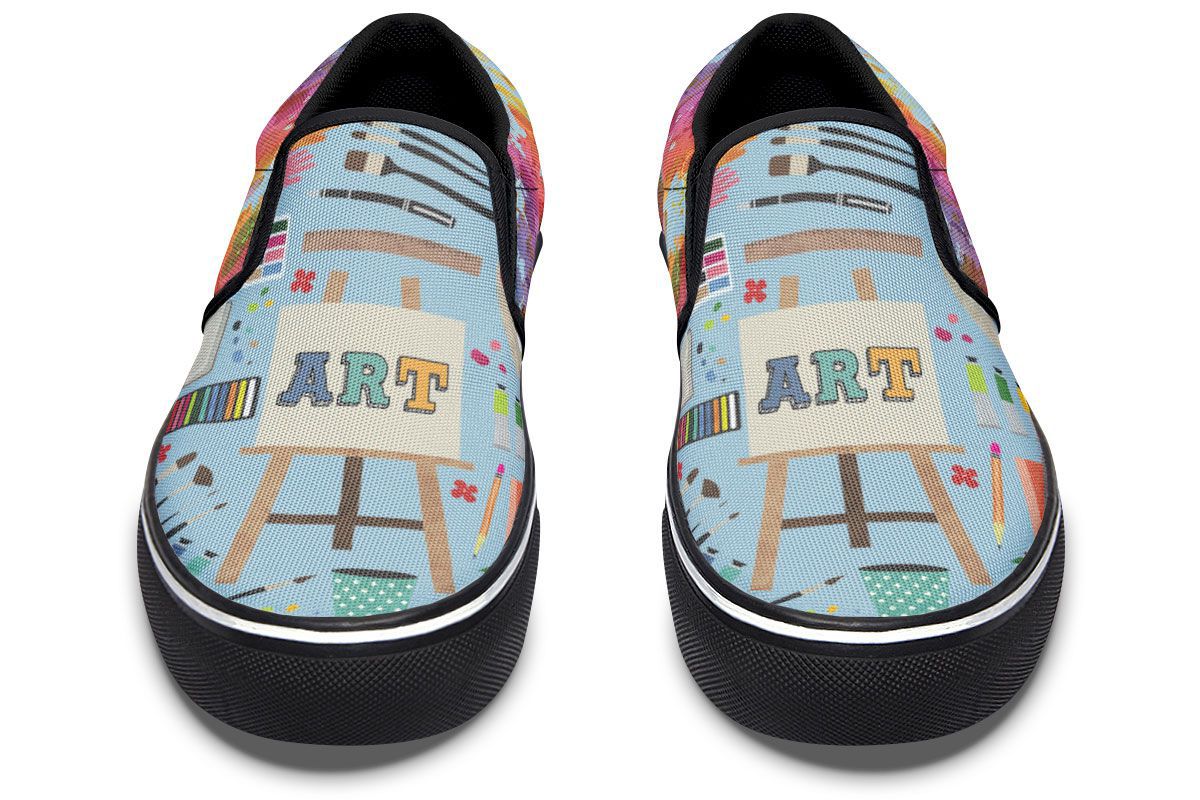 Art Teacher Slip-On Shoes