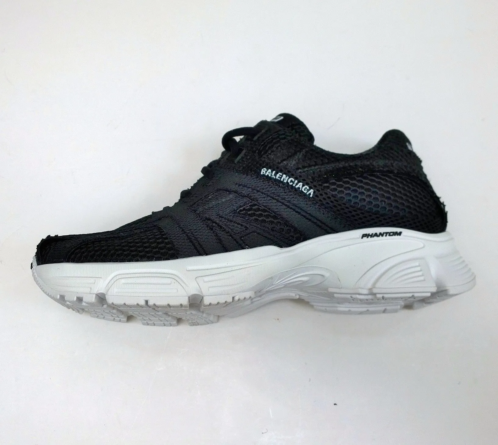 Balenciaga Phantom Black Mesh and Fabric Sneakers