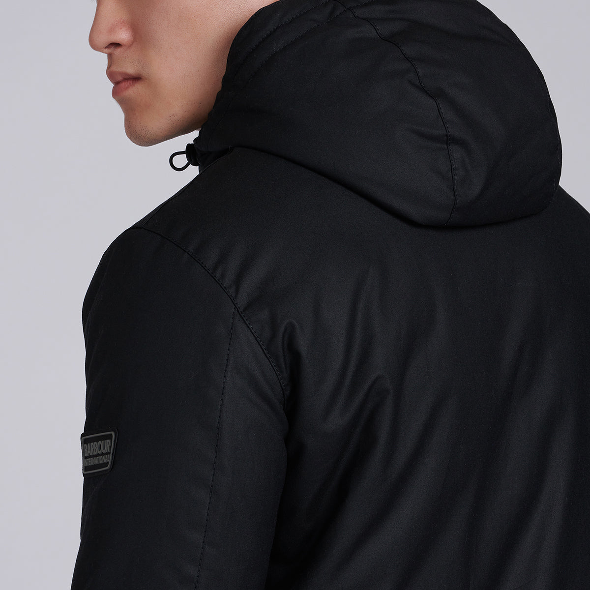 Barbour Intl - Vision Wax Jacket in Black