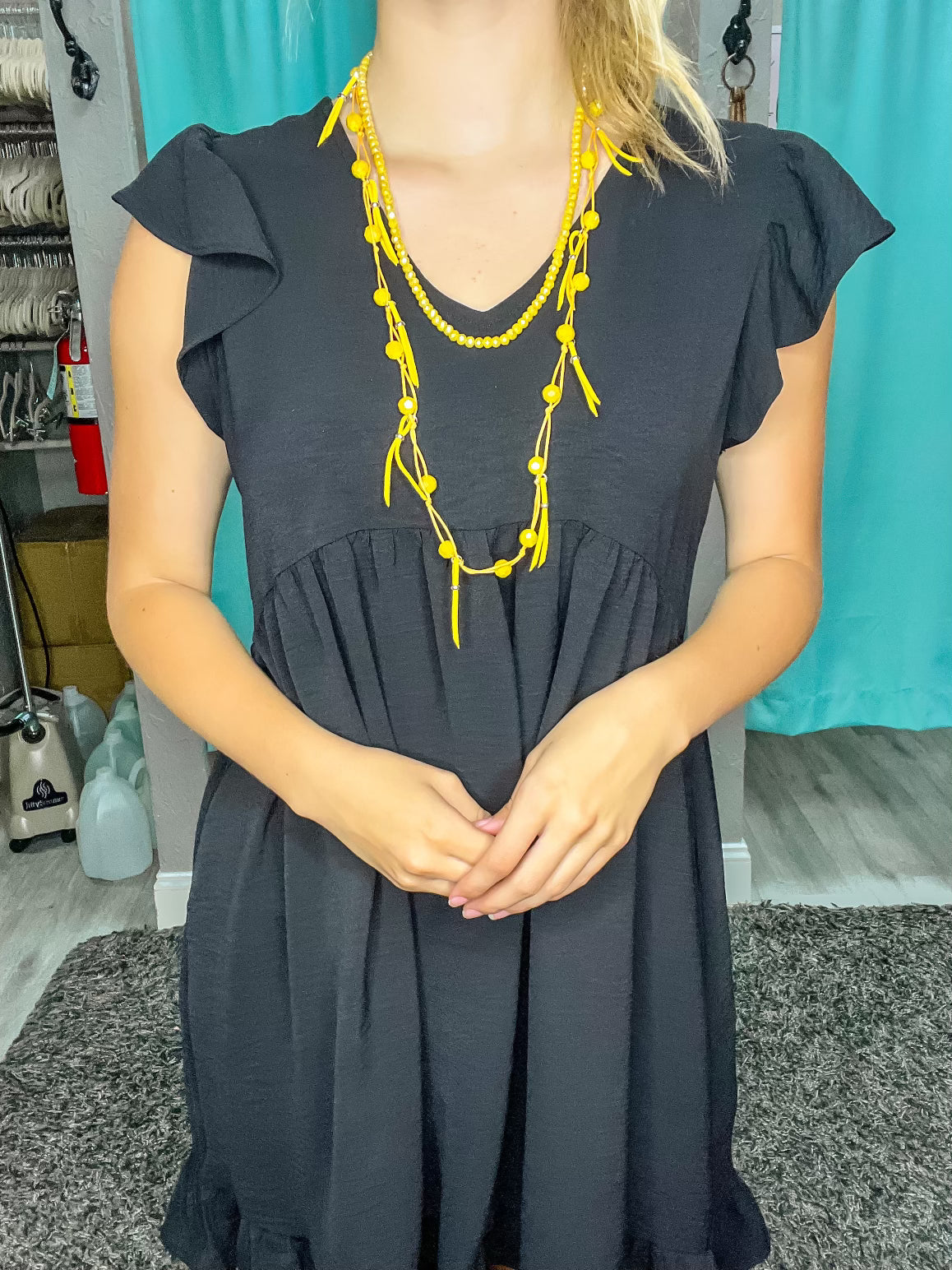 Beaded Fringe Necklace