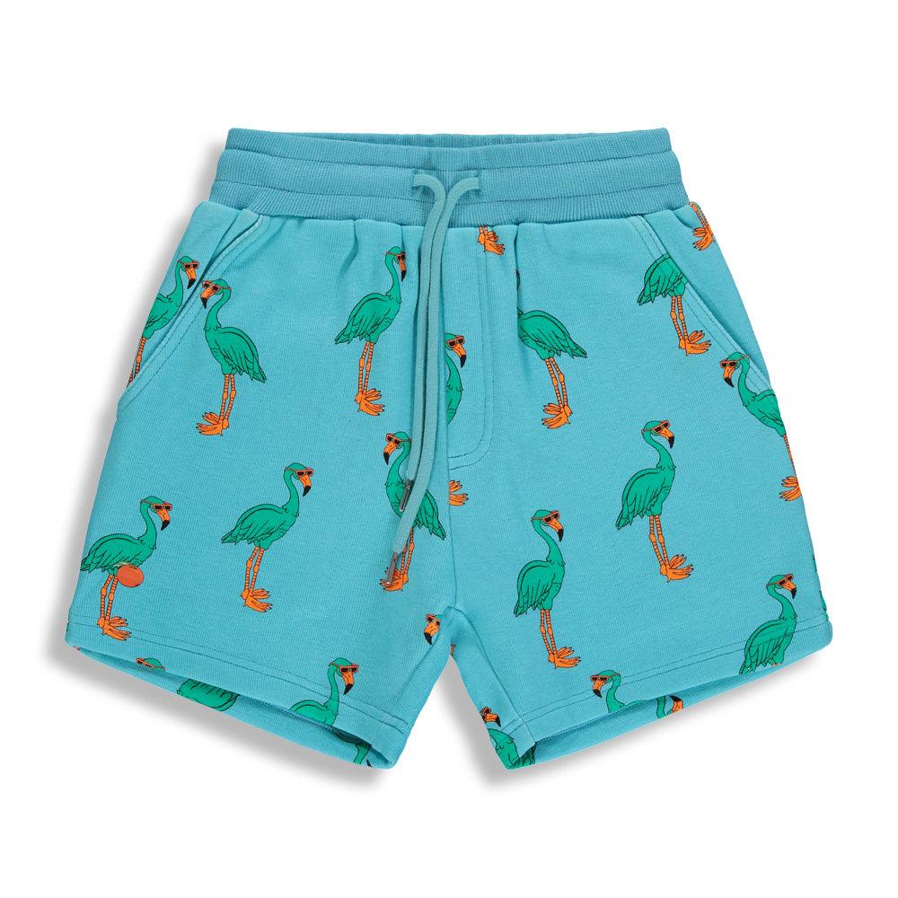 Birdz Flamingo Short - Blue Radiance