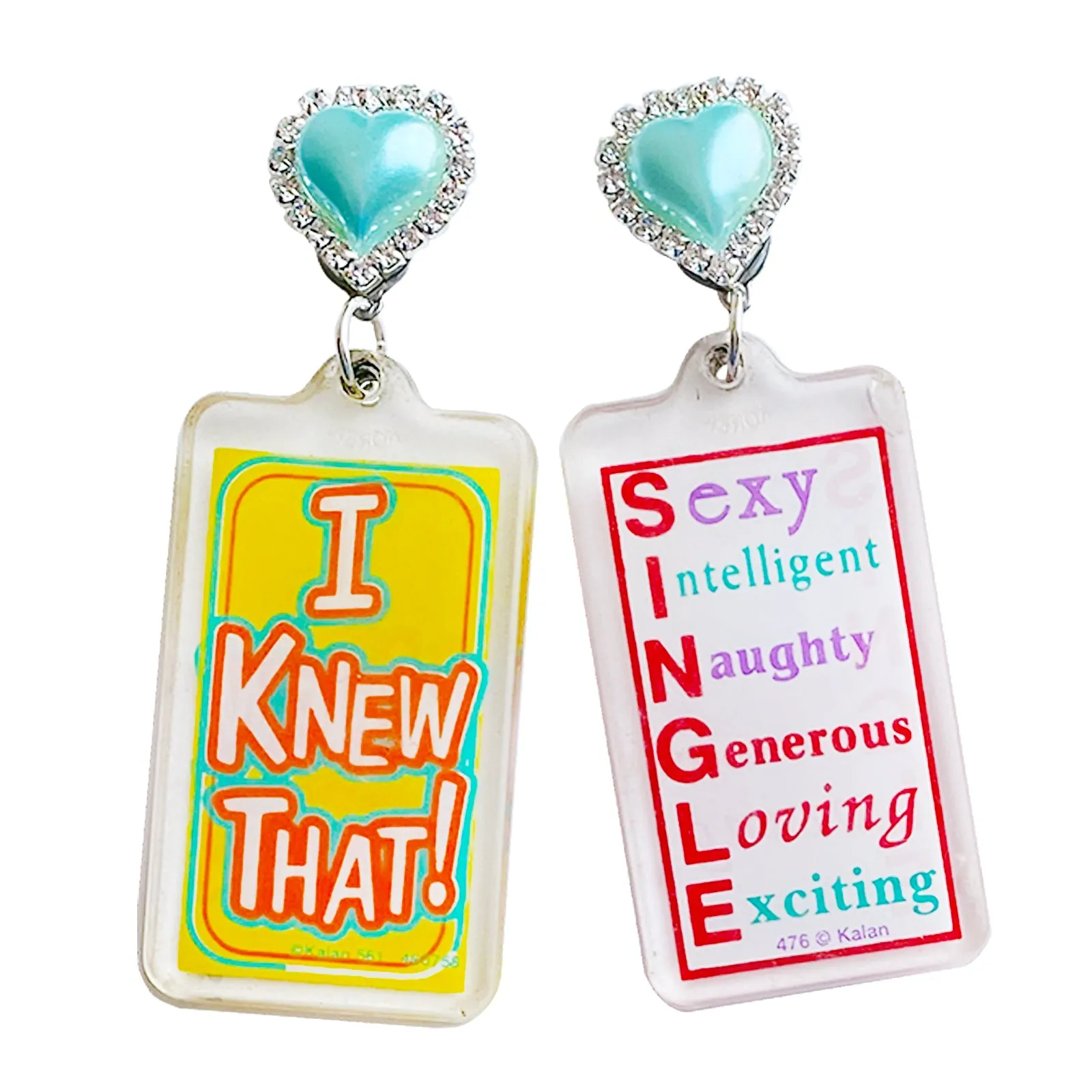 Bitch By Choice 80's Charm Earrings