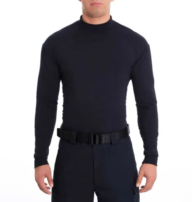 Blauer Mock Turtleneck