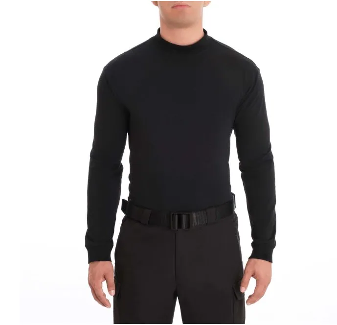 Blauer Mock Turtleneck