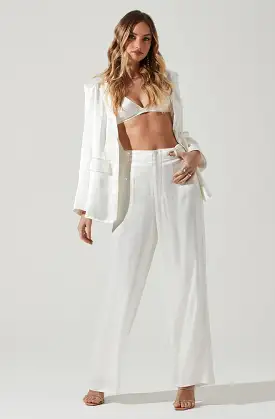 Brigitta Satin Wide Leg Pants