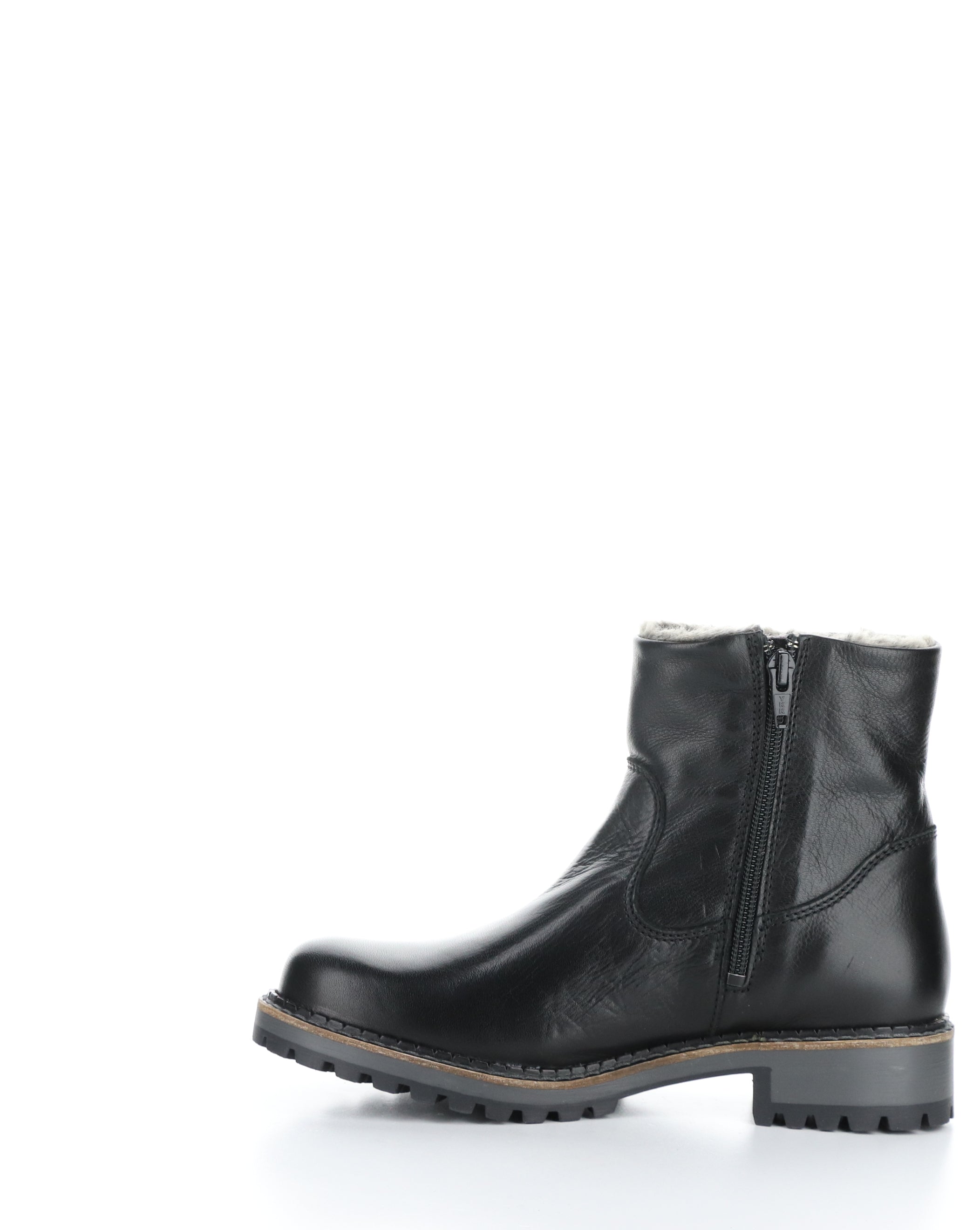 CALIB BLACK Round Toe Boots