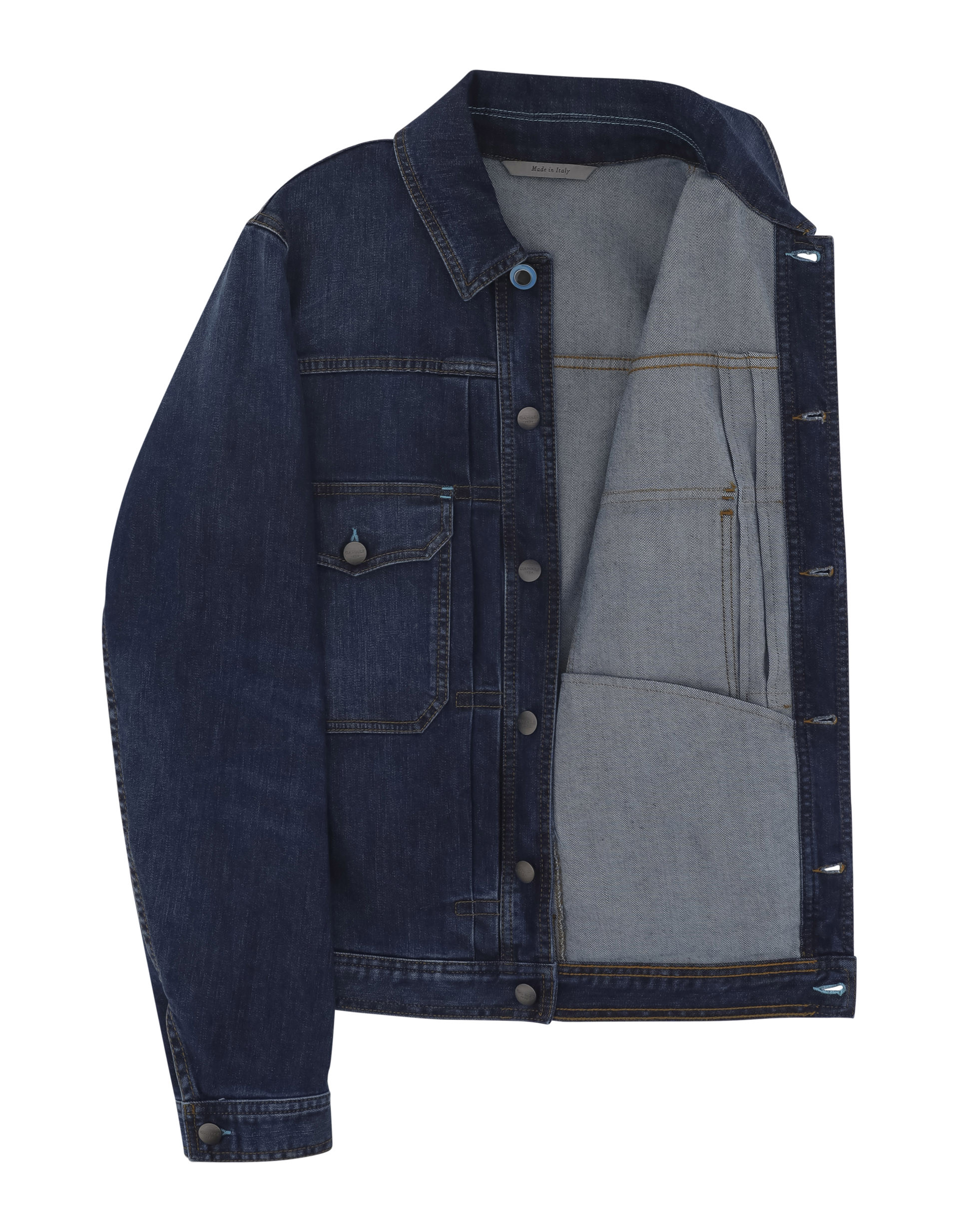 CANALI Denim Short Jacket