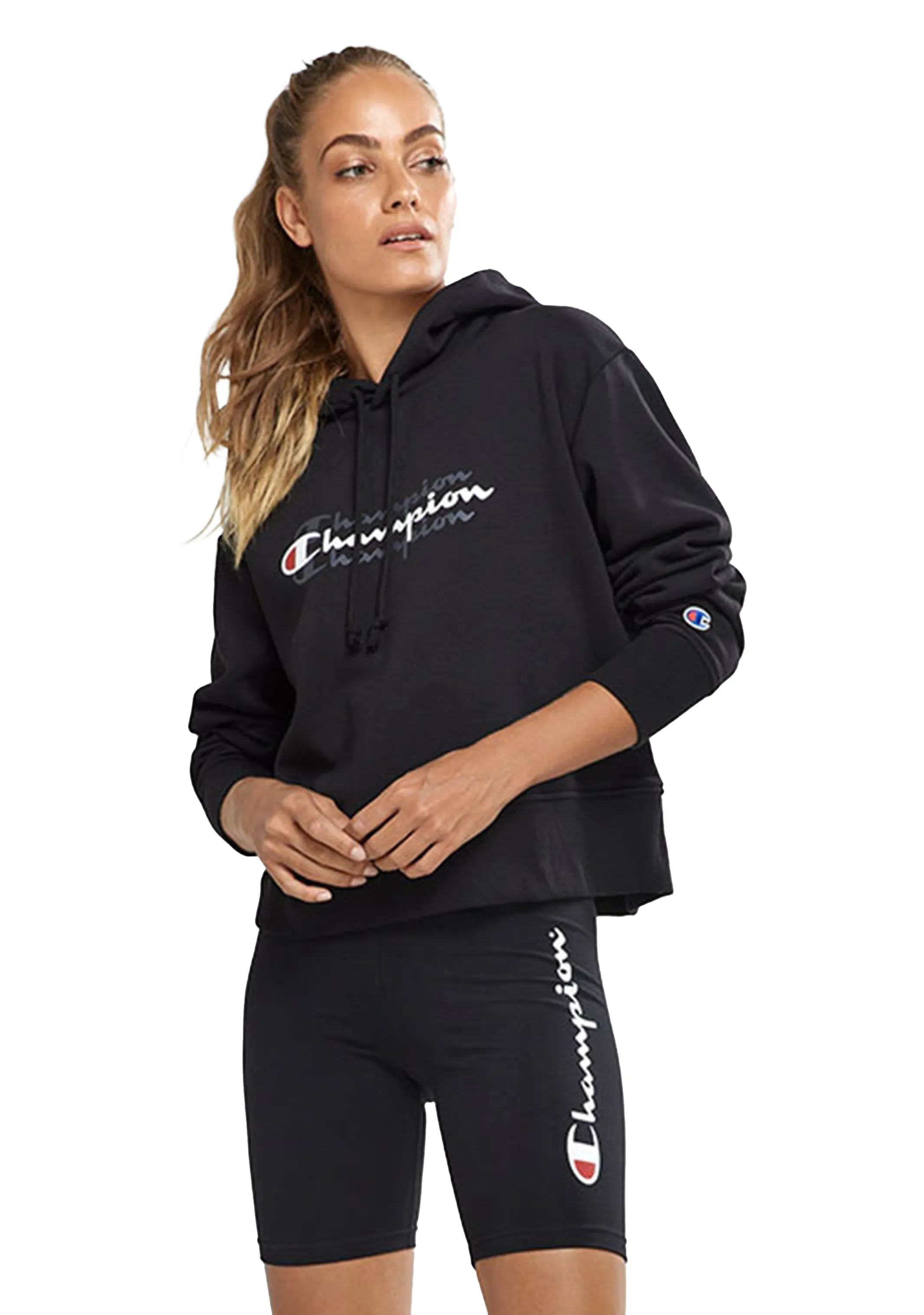 Champion Womens Sporty Graphic Hoodie <br> CTMWN 4Y5