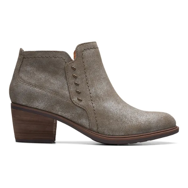 Clarks Women's Neva Lo Metallic Taupe