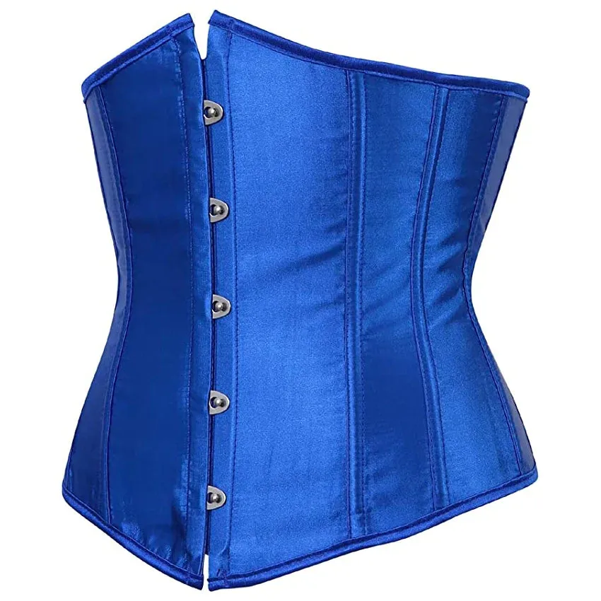 Corset Drag Satin (Blue)