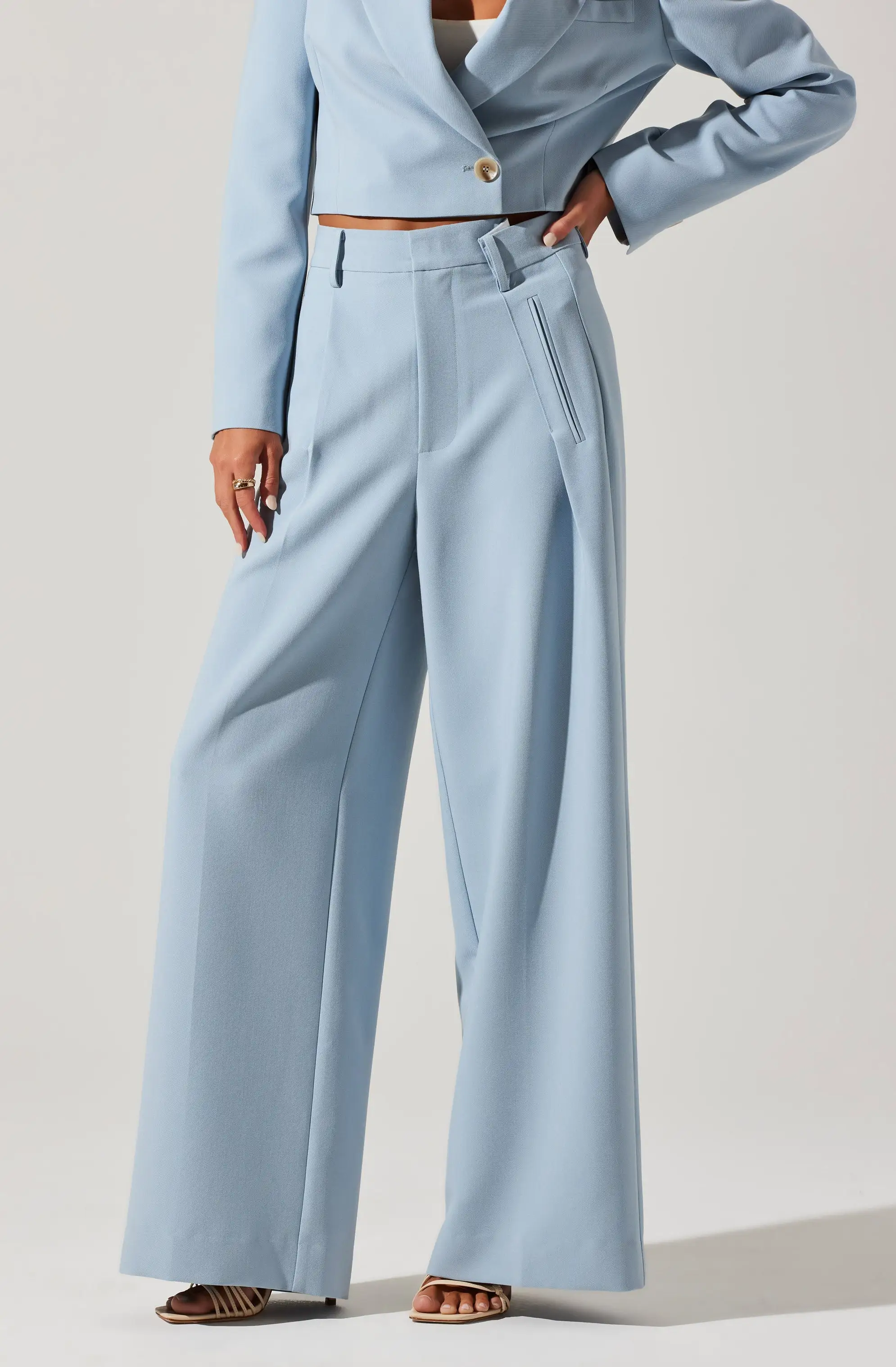 Dawson Asymmetric Wide Leg Pants