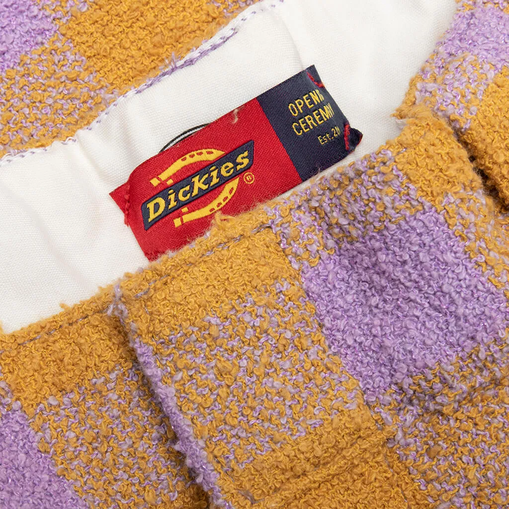 Dickies x Opening Ceremony Tweed Pants - Lilac Plaid