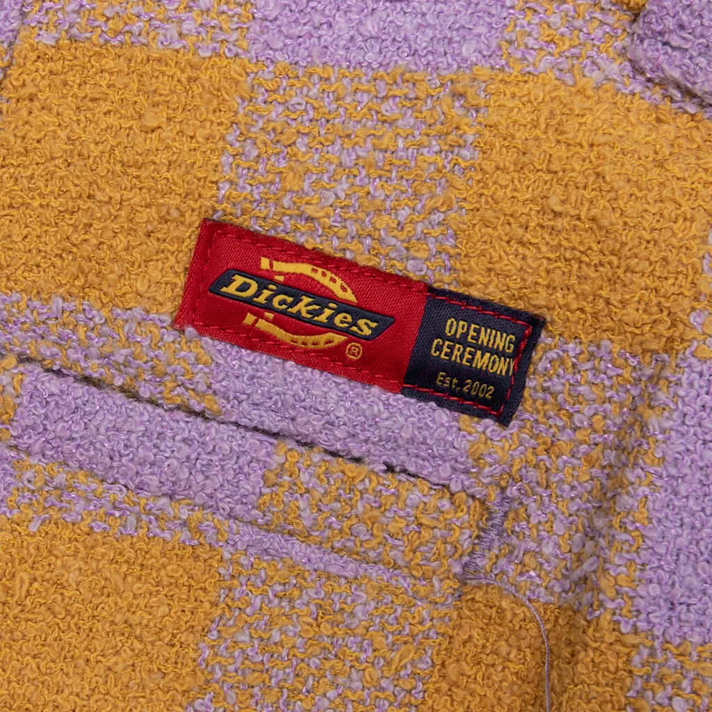 Dickies x Opening Ceremony Tweed Pants - Lilac Plaid