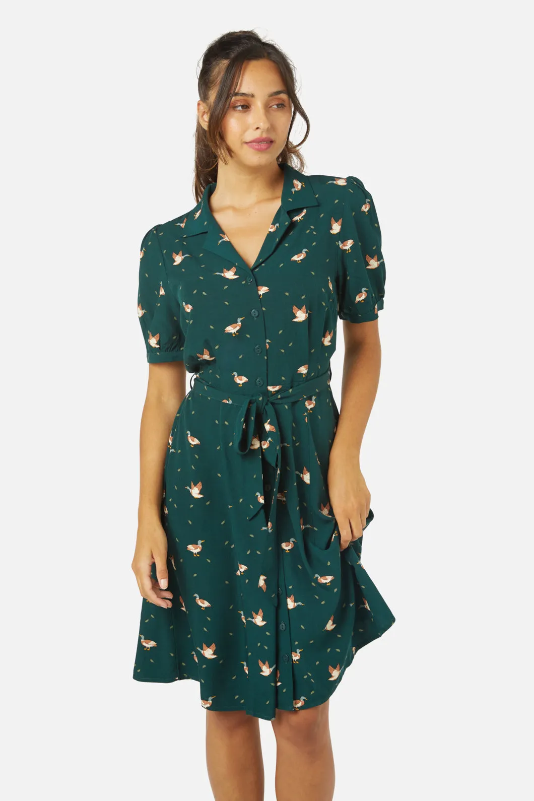 Duck Shirt Dress