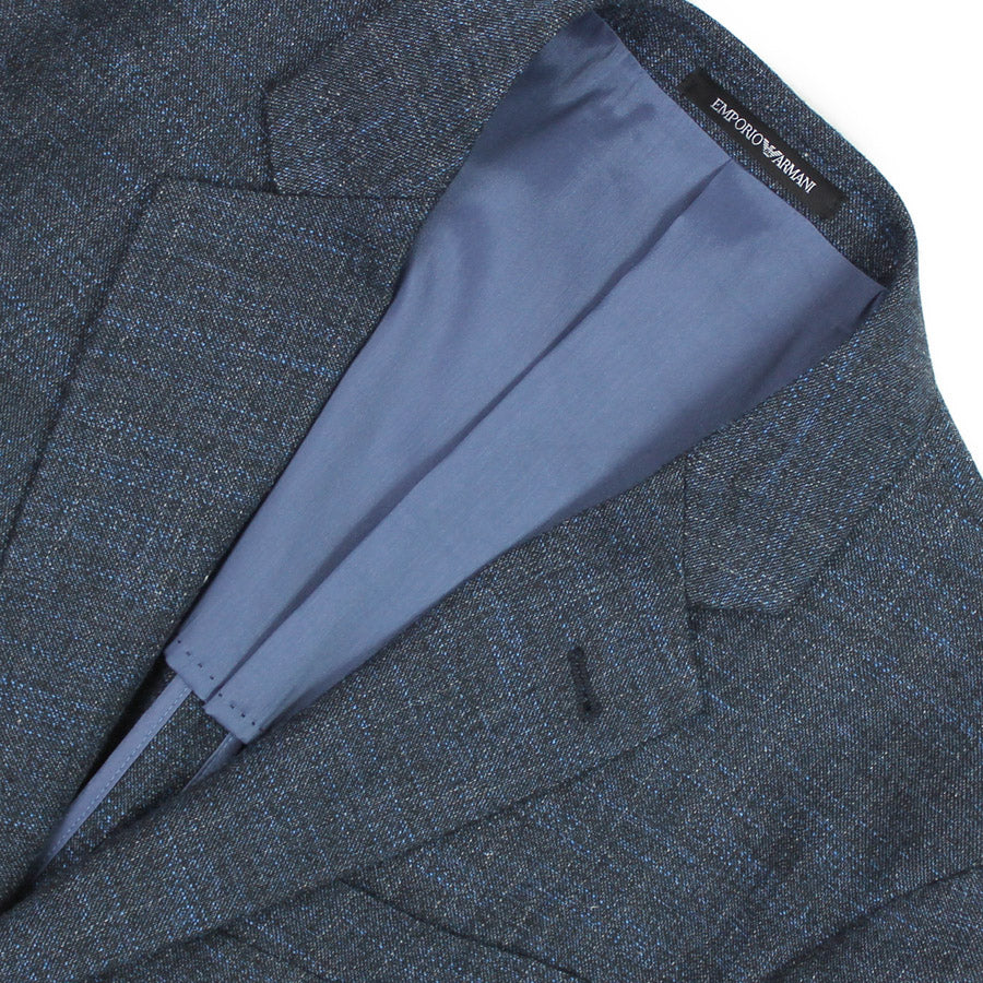 Emporio Armani - G Line Deco Fleck Blazer in Blue