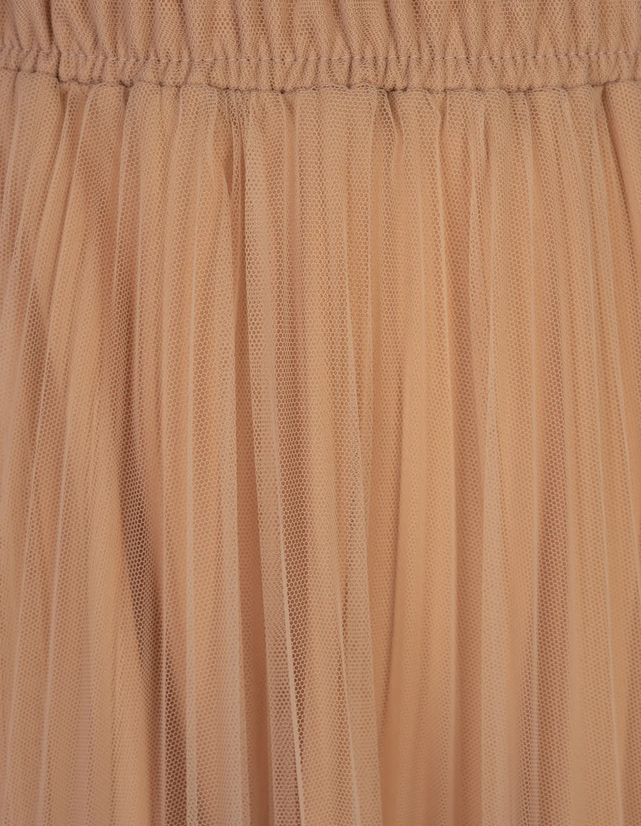 ERMANNO SCERVINO Beige Tulle Midi Skirt