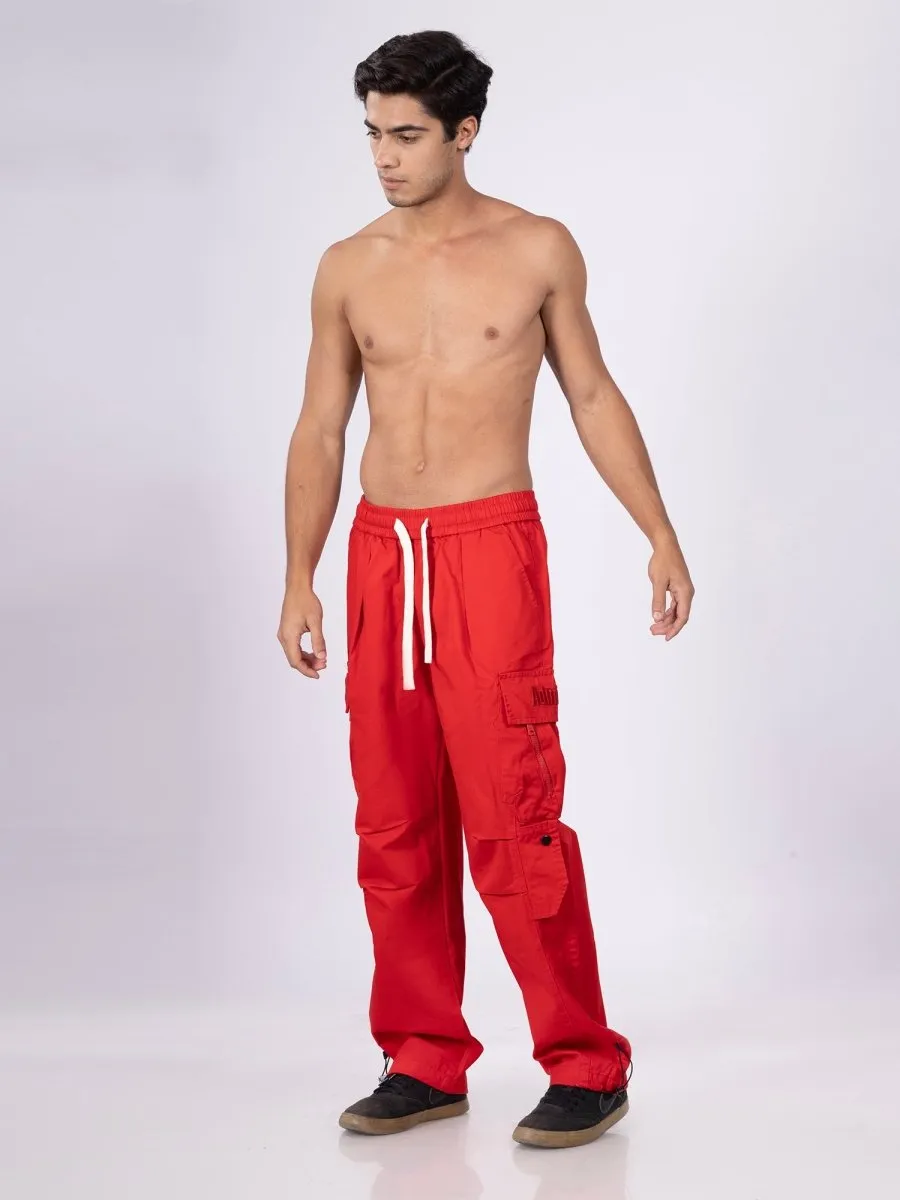 Fireflex Red Cargos [ Unisex ]