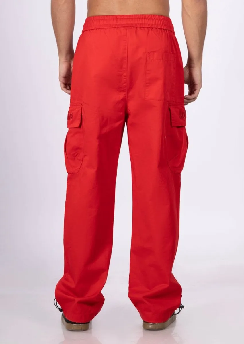 Fireflex Red Cargos [ Unisex ]