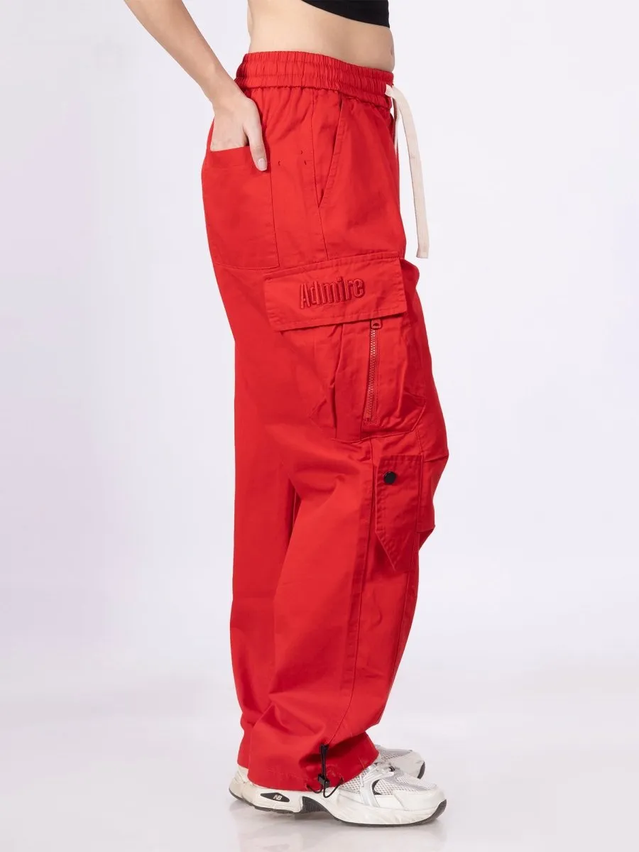 Fireflex Red Cargos [ Unisex ]