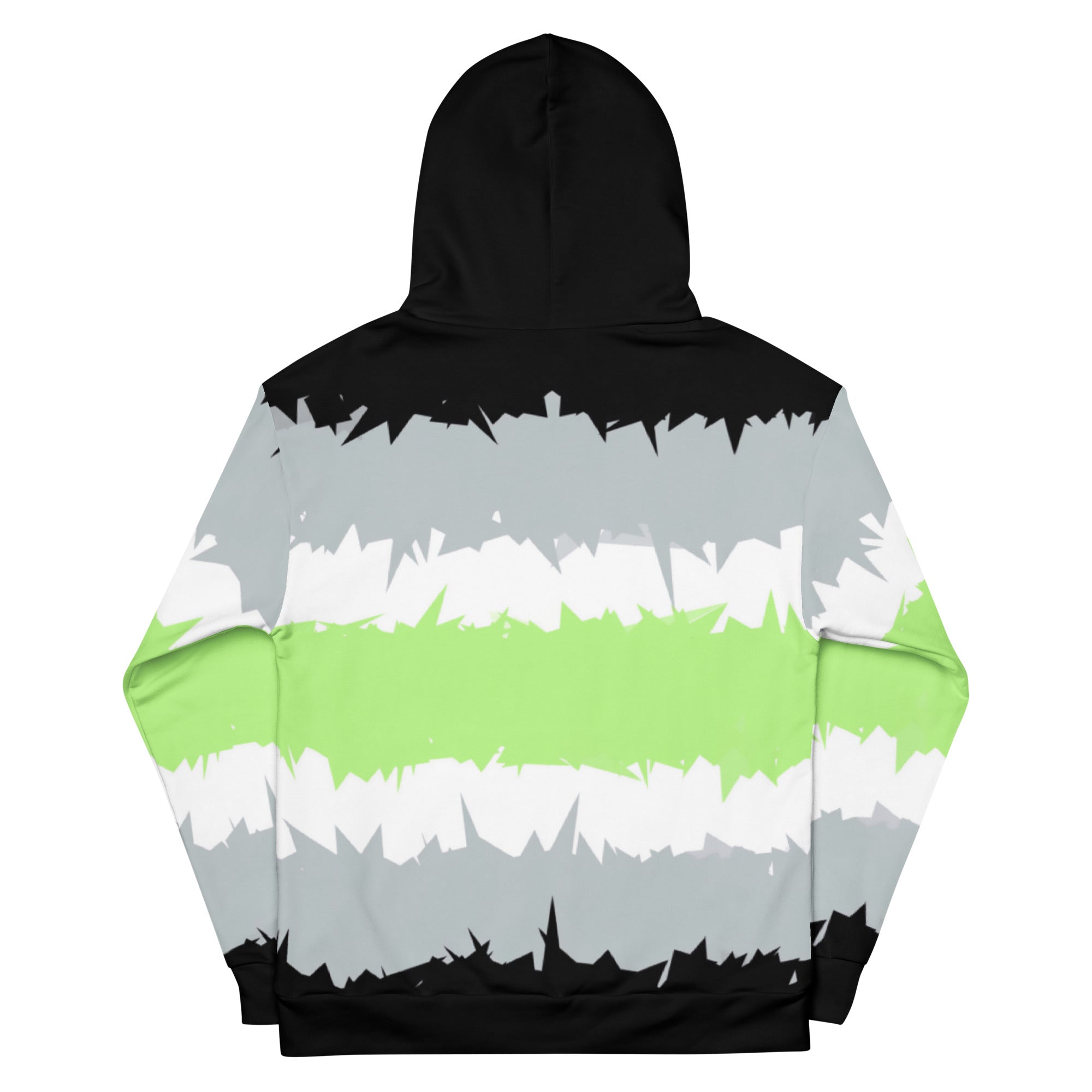 Geometric Agender Pride Pullover Hoodie