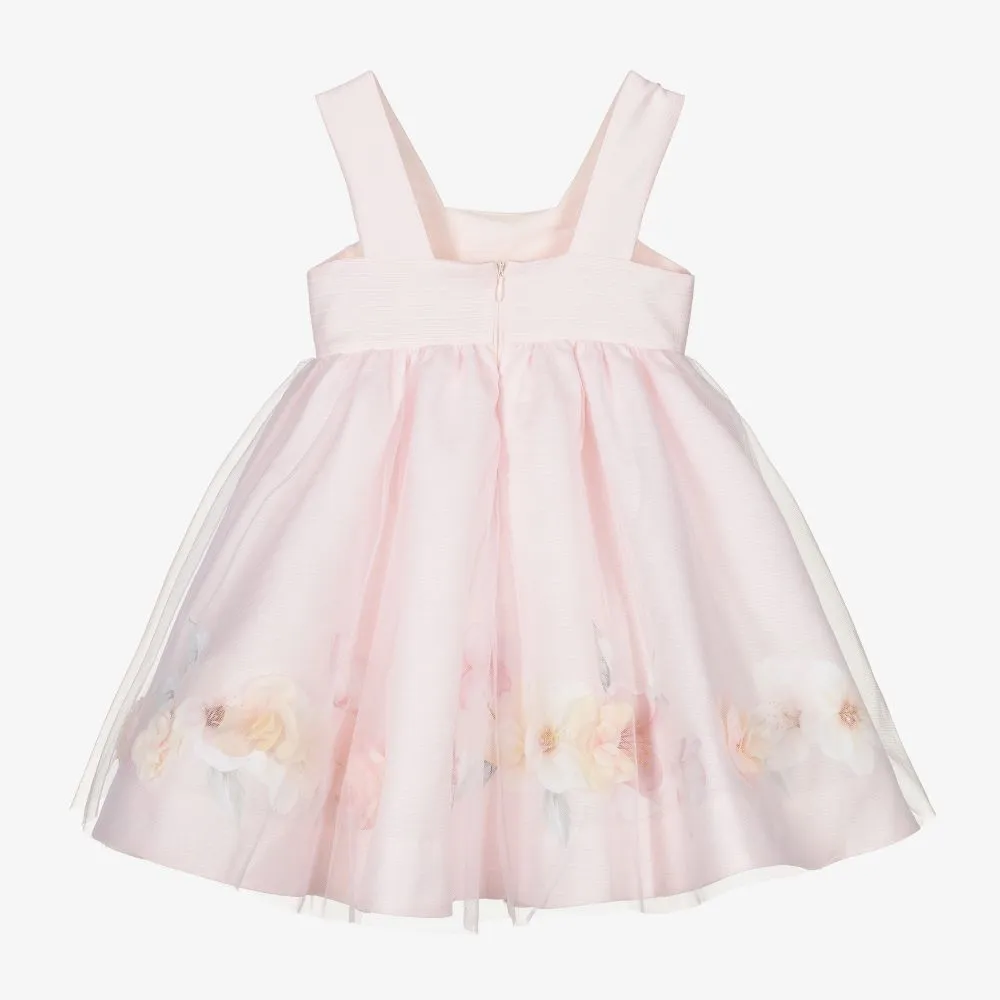 Girls Pink Floral Dress