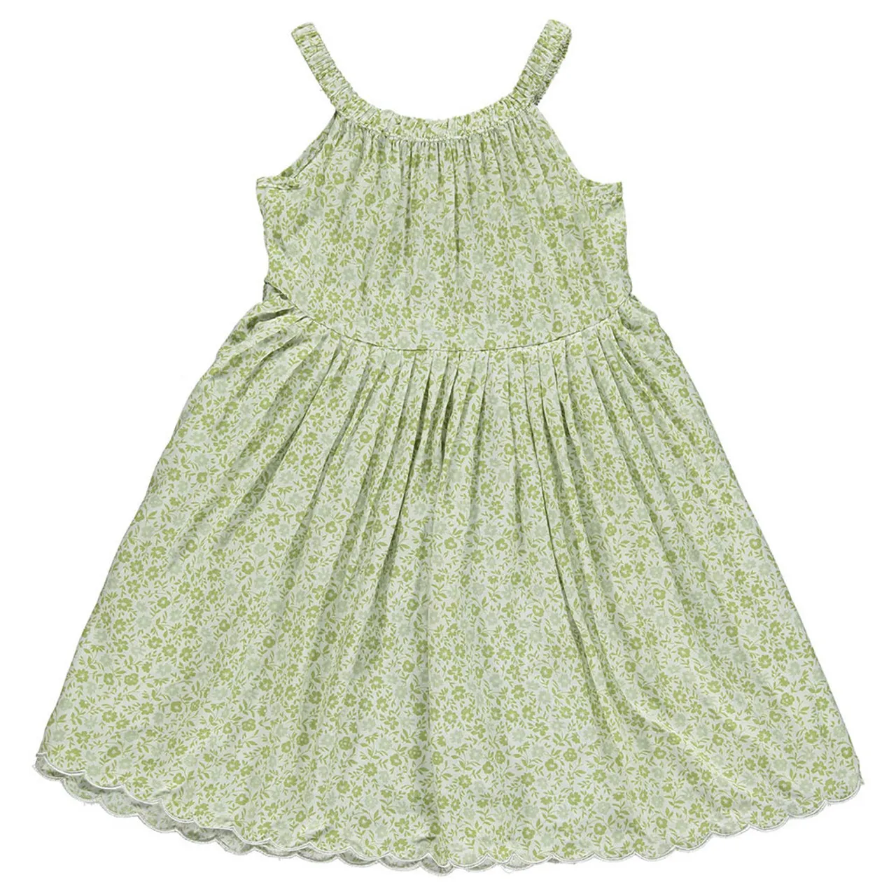 Girls' Vignette Stella Green Ditsy Floral Dress