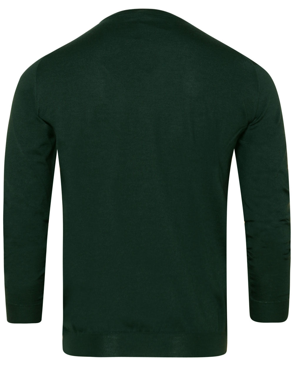 Green Cashmere and Silk Blend Crewneck Sweater