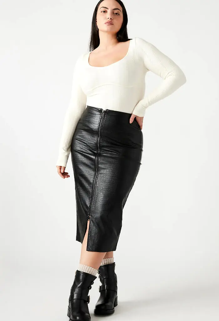 Hayes Midi Skirt-Dark Espresso