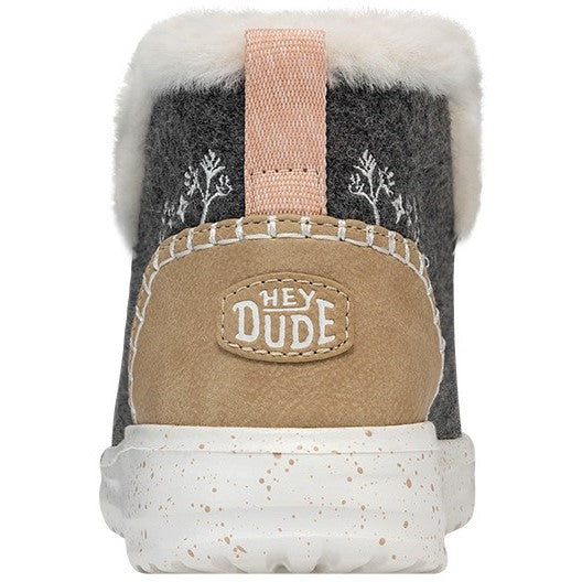 Hey Dude Denny Wool Womens Warm Lined Ankle Boot