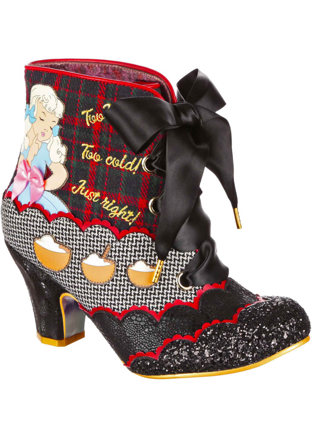 Irregular Choice New Roomie 40's Boots Black