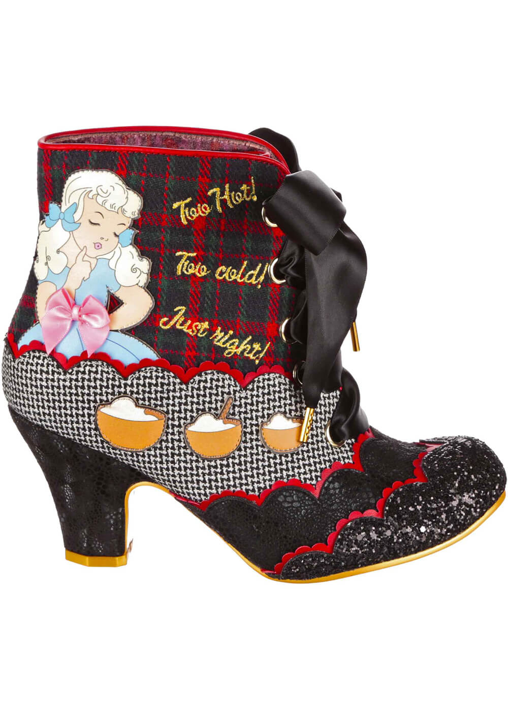 Irregular Choice New Roomie 40's Boots Black