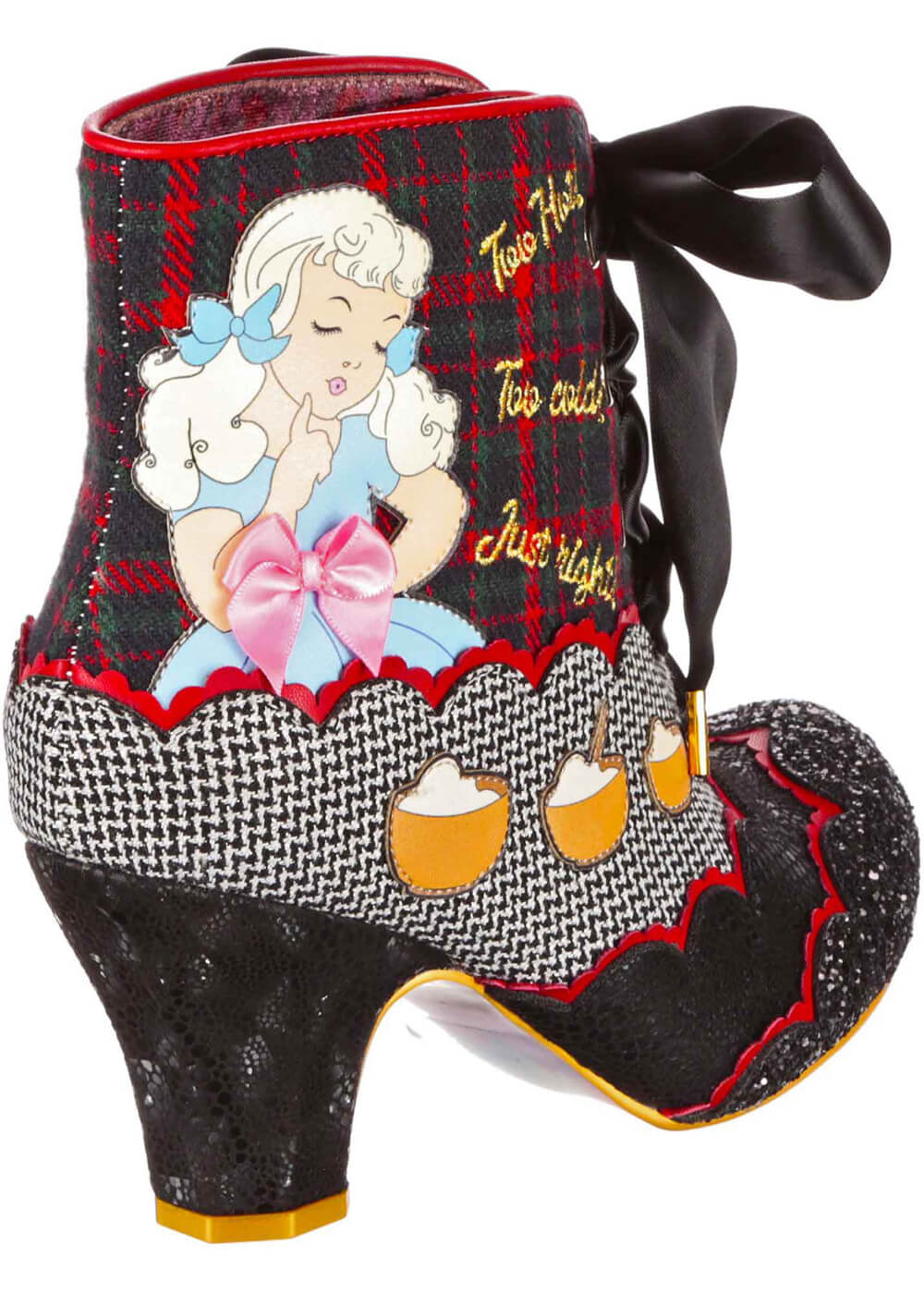 Irregular Choice New Roomie 40's Boots Black