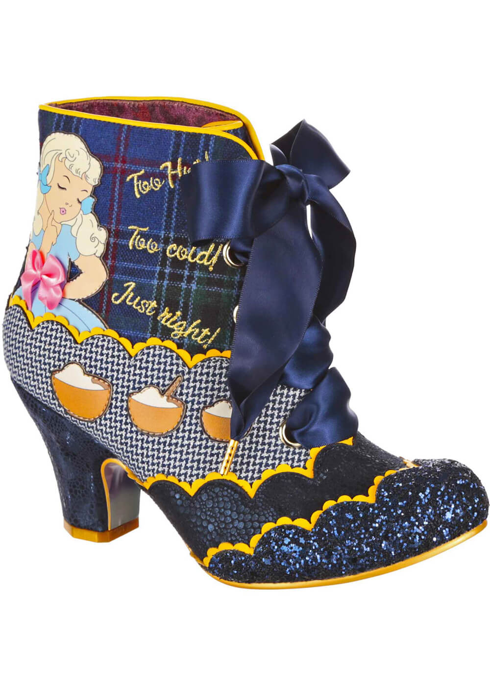 Irregular Choice New Roomie 40's Boots Blue