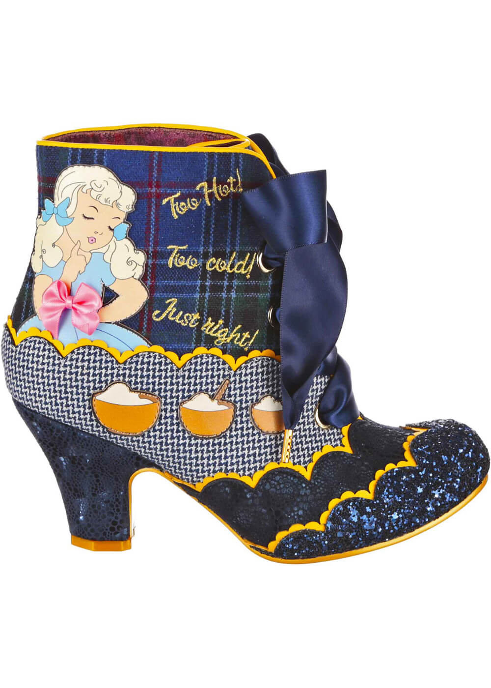 Irregular Choice New Roomie 40's Boots Blue