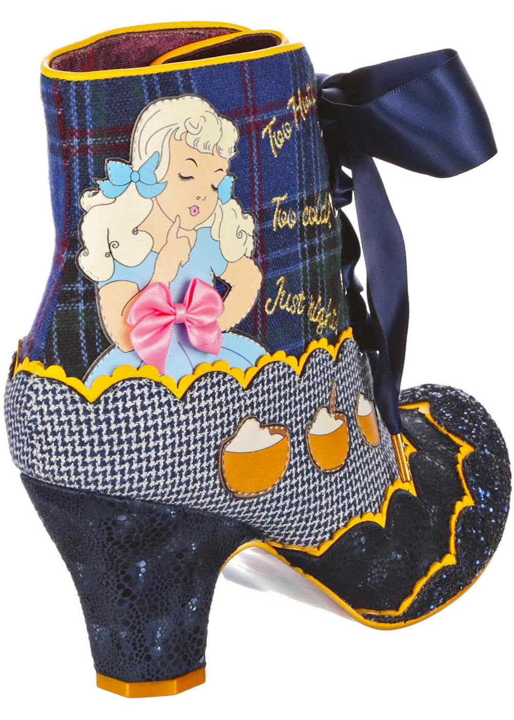 Irregular Choice New Roomie 40's Boots Blue