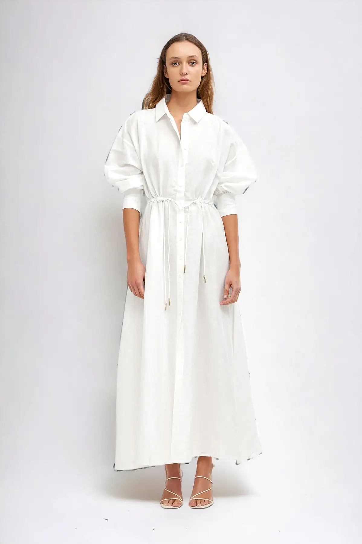 Isla Shirt Dress | Ivory