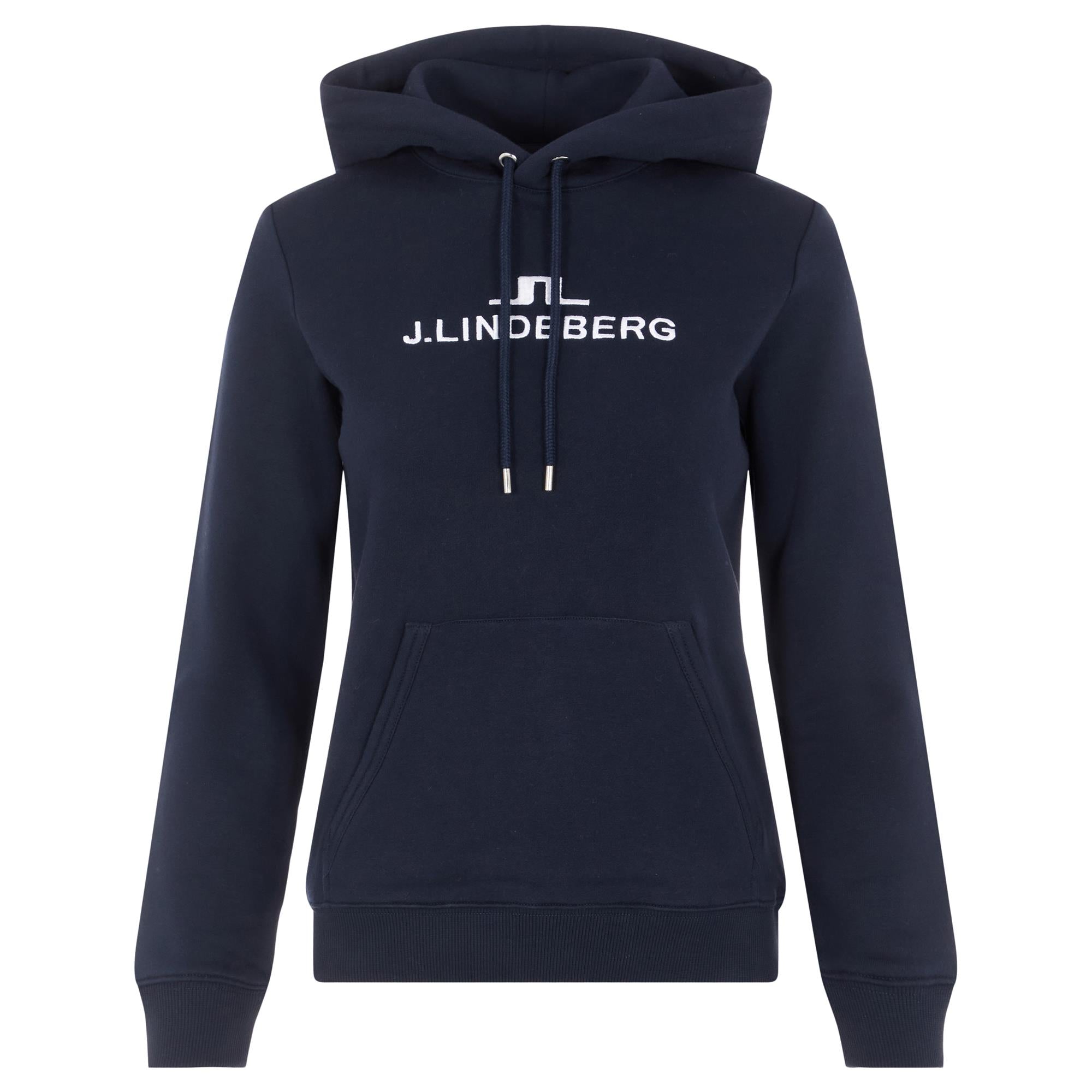 J Lindeberg Alpha Ladies Hooded Sweatshirt Navy