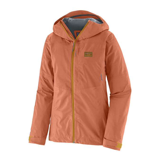 JACKET BOULDER FORK RAIN Woman Siny Sienna Clay